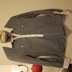 Polo Jeans Company Ralph Lauren stretch Vintage 3/4 button down dress shirt